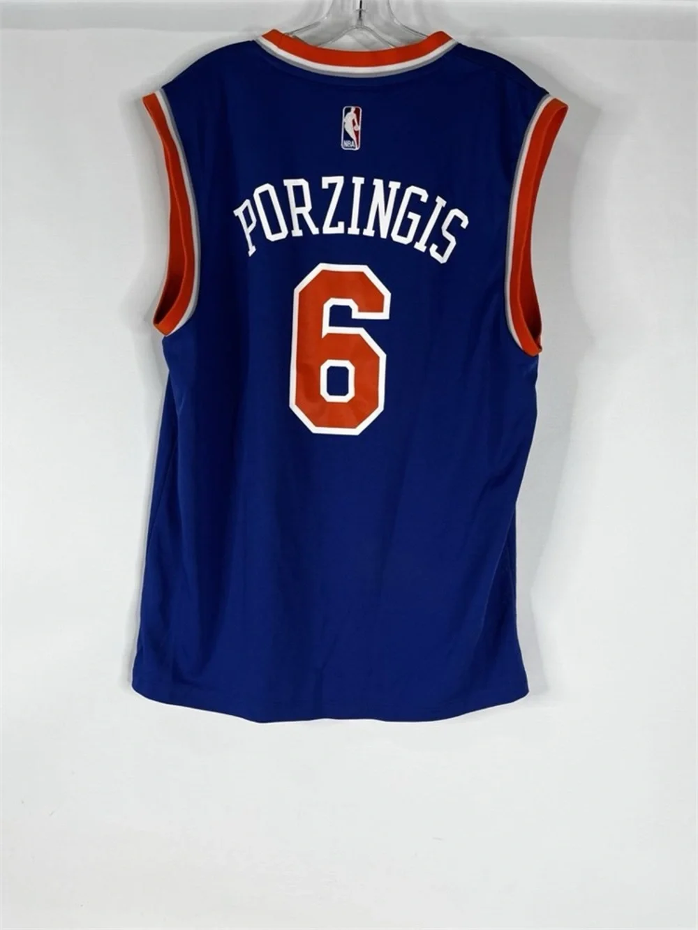 New York Knicks Porzingis jersey size medium